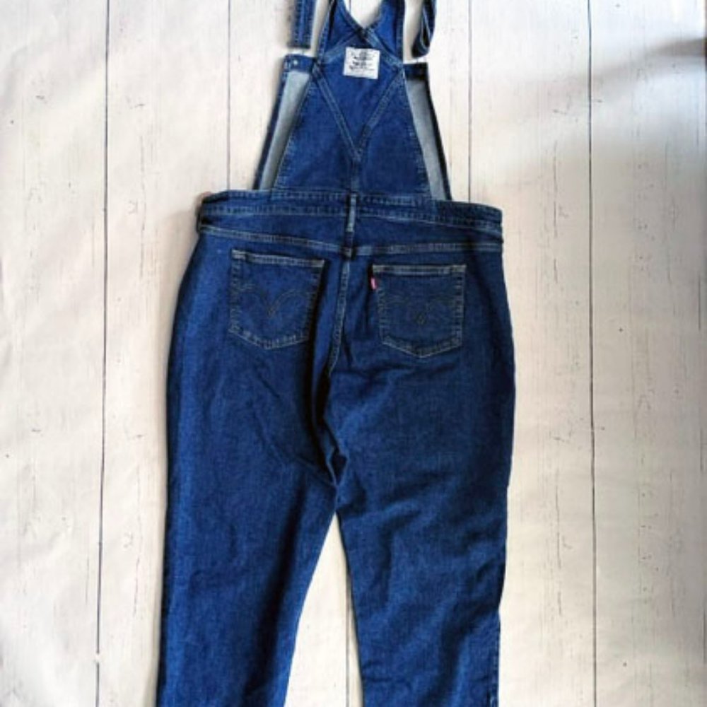 Women's Levi's Plus Size Denim Overalls - Size 18W - Picture 2 of 16